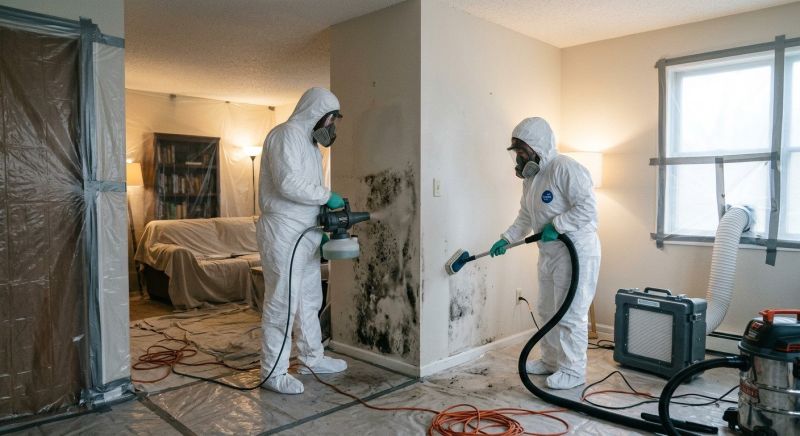 White Mold Mitigation in Frisco, TX