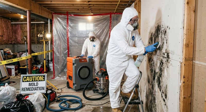 White Mold Mitigation in Broward County, FL